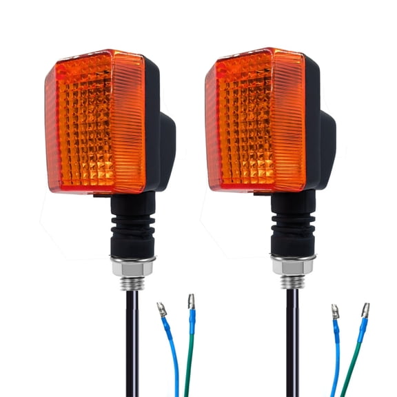 2PCS Motorcycle Turn Signals Light Compatieble with Honda XL250R XL350R NX125 Nighthawk 250 CB250 Reflex 200 TLR200