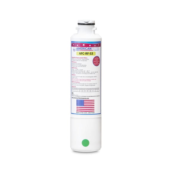 AFC® #AFC-RF-S3, Compatible with Samsung® DA97-08006A-B Refrigerator Water Filter -Made in U.S.A. - 1 Filter