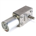 thumbnail image 1 of 5X GW370 12V 6rpm Reversible High Worm Geared Motor Torque Turbo DC Motor 35A, 1 of 5