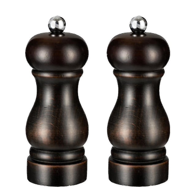 Salt And Pepper Grinder Set,manual Pepper Mills With Adjustable Coarseness, Refillable Spice Grinders High Quality