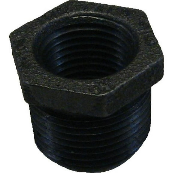 3/4"x1/2" Black Iron Bushing
