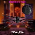 thumbnail image 2 of Araña gigante BEABOO de Halloween con 36 luces, paquete de 2, 2 of 6