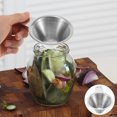 thumbnail image 1 of KALLORY Funnel Para Llenar Frascos De Vidrio De Acero Inoxidable Con Asa Y Boca Ancha Para Cocina, 1 of 8
