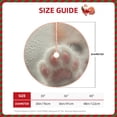 thumbnail image 2 of Xecao Raindrop Kitten Paw Pattern Christmas Tree Skirt Round Xmas Tree Mat Base Cover for Holiday Home Decorations-30", 2 of 6