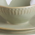 thumbnail image 4 of Oneida Artisanal Stripe 12-Piece Green Dishwasher Safe Stoneware Dinnerware Set with Dinner Plates, Accent Plates and All-Purpose Bowls (Service for 4), 4 of 6