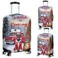 thumbnail image 2 of Santa is Coming Doberman Pinscher Merry Christmas Xmas Noel Truck Tree Travel Luggage Cover Doberman Dog Lover Gifts Suitcase Dust Protective Decor - 02023, 2 of 5
