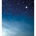 thumbnail image 3 of Ambesonne Night Duvet Cover Set, Ombre Inspired Sky Vibrant Stars Universe Astronomy Exploration, Decorative 2 Piece Bedding Set with 1 Pillow Sham, Twin Size, Pale Blue Dark Blue Twin Pale Blue Dark Blue, 3 of 7