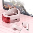 thumbnail image 2 of Cateissary Auriculares inalámbricos Bluetooth con control táctil y emparejamiento de memoria. Teléfono y Comunicación rosa, 2 of 6