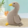 thumbnail image 2 of Juguete de peluche para niños, muñeco de pato de simulación para fiestas navideñas, decorativo 30cm Gris, 2 of 7