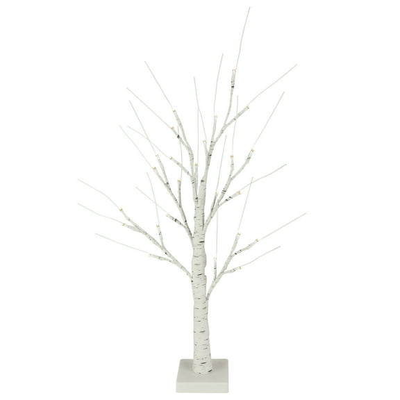 Northlight LED Lighted Birch Twig Christmas Tree - 24" -White - Warm White