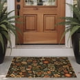 thumbnail image 4 of KUETH 2x3 Vintage Floral Area Rugs Machine Washable Rugs for Living Room, Non Slip Flat Pile Rug with Rubber Backing, Boho Rug for Entryway Bedroom Dining Room Home Office, 4 of 13