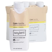 Soylent Meal Replacement, Cafe Vanilla, 14 Fl oz, 4 Ct