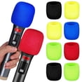 thumbnail image 1 of Cubiertas de esponja de micrófono de 10 piezas de micrófonos Cubras de micrófono universal KTV, 1 of 4