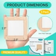 thumbnail image 5 of Dimora Silicone Foam Dressing with Border, Waterproof Wound Dressing, Square Breathable Silicone Bandage for Wound, 4"x4" Pack of 5, 5 of 7