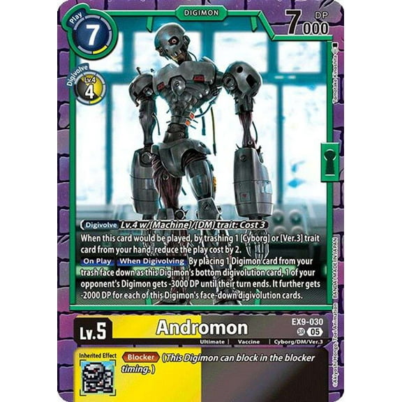 Digimon Versus Monsters Super Rare Andromon EX9-030