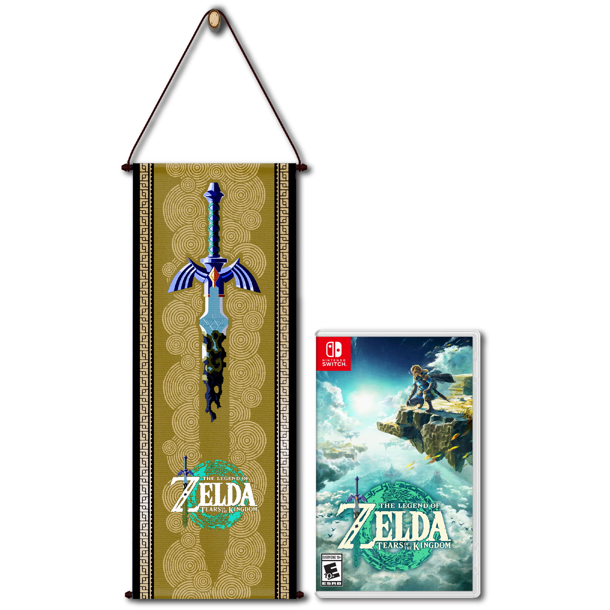 The Legend of Zelda: Tears of the Kingdom - Nintendo Switch + Pergamino de pared dorado exclusivo gratis