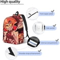 thumbnail image 6 of Canvas Casual Couple Backpacks Hazbin Anime Hotel Backpack Lightweight Funny Daypack Travel Bags Gym Bag, 6 of 7