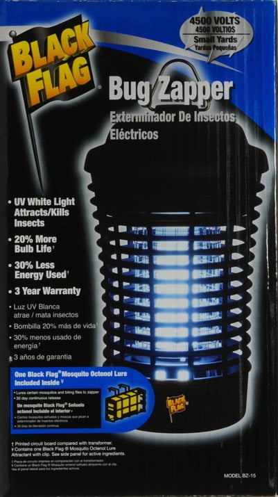 BLACK FLAG 15-Watt Bug Zapper Outdoor Insect Trap in the Insect Traps  department at