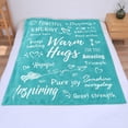 thumbnail image 5 of AMZLAL Warm Hugs Blankets,Gifts For Women Birthday Gifts Blanket You are Awesome Gifts For Friends 50*60, 5 of 5