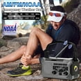 thumbnail image 6 of KOGYAS Weather Radio,10000mAh Solar Hand Crank Emergency Portable Radio,Battery Powered AM/FM/NOAA Weather Alert with Flashlight,Cell Phone Charger and SOS Siren for Power Outages, 6 of 9