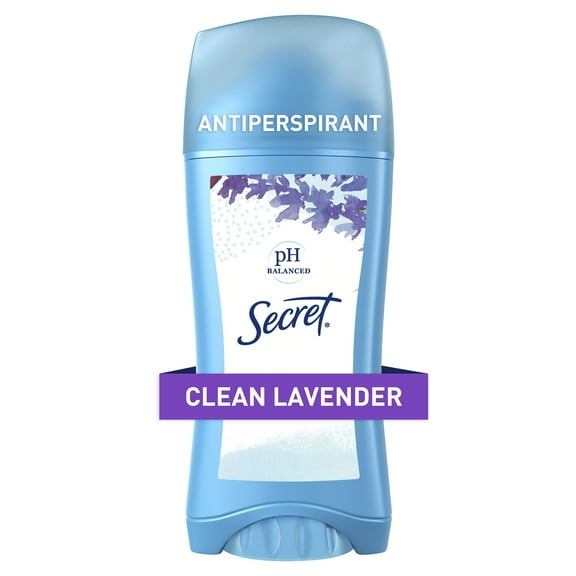Secret Antiperspirant Deodorant, Clean Lavender, 2.6 Oz