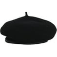 thumbnail image 3 of YooGuoGuo Beret Hats for Women Trendy Pure Woolen Spring Winter Cap Leather Piping Edging Painter Hat, 3 of 7