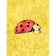 thumbnail image 1 of Carolines Treasures 8867CHF 28 x 40 In. Lady Bug On Yellow Flag Canvas- House Size, 1 of 4