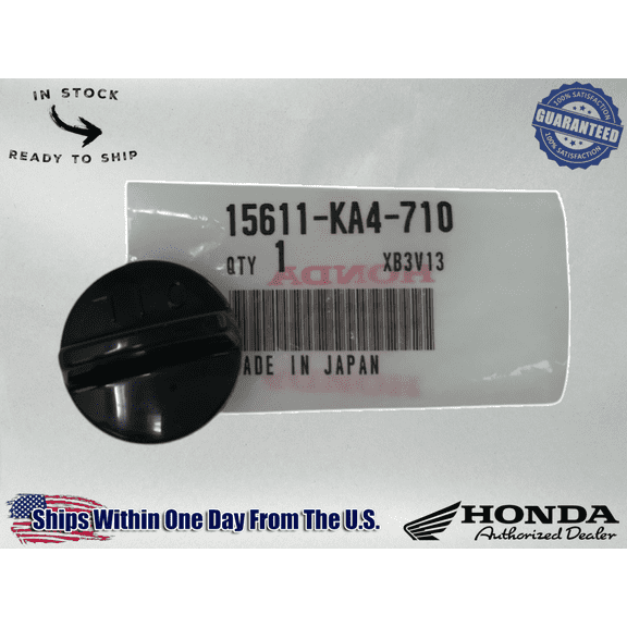 Honda Genuine OEM Authentic OIL FILL CAP 15611-KA4-710
