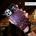 thumbnail image 1 of Funda de teléfono de diamante brillante con joyas de cambio Gradual de espejo de lujo para iPhone 14, 13, 12, 11 Pro, X, Xr, Xs Max, 7, 8 Plus, SE2020 Fivean unisex, 1 of 2