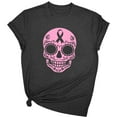 thumbnail image 2 of Busydd Breast Cancer T Shirts for Women Pink Ribbon Graphic Tees Cancer Awareness Cotton Tshirts Casual Comfy Round Neck Short Sleeve Summer Tops 2XL, 2 of 3