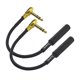 thumbnail image 3 of Adaptador de Ángulo Recto Suanqi Chapado en Oro para Conectores de Altavoz y Guitarra, 3 of 5