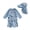 Sky Blue, variant on Baby Toddler Boy Swimsuit Rashguard Set Cute Marine Life Printed Long Sleeve Tops with Shorts, Hat 3 Pcs Swimwear