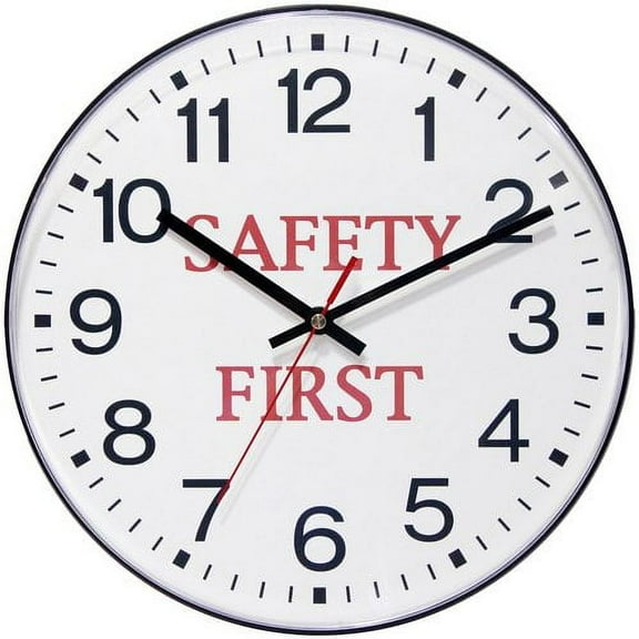Infinity Instruments Safety First 11.5'' Wall Clock