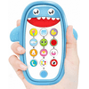 Dotpet Baby Musical Toys,Baby Shark Phone Toys with Light and Sound, Teething Phone Toy for Babies - Play and Learn for Children and Toddlers，Blue