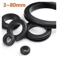 thumbnail image 2 of 3~80mm Thickness Rubber Seal Ring Oil Sealing Grommet Gasket for Protects Wire Cable Hole Protection Ring Shim Washer Hardware, 2 of 5