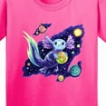 thumbnail image 4 of Inktastic Galaxolotl Cute Purple Space Axolotl Galaxy Design Youth T-Shirt, 4 of 5
