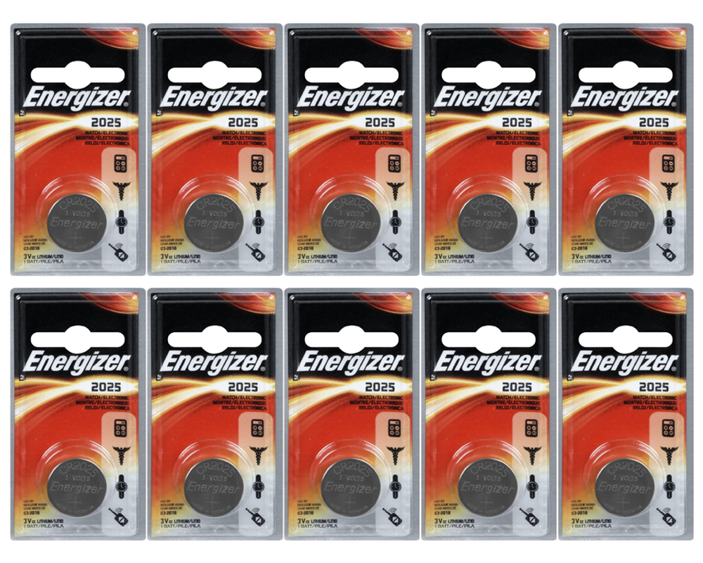 Energizer Watch/Electronic Battery 3 Volt 2025 1 Each (Pack of 10) - Walmart.com