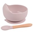 thumbnail image 2 of Worallymy Juego de cucharas y cuencos para bebé juego de cuchara y cuenco de silicona para alimentación de alimentos para niños pequeños juego de vajilla de alimentación para bebés Y26 Worallymy JD735809502, 2 of 7