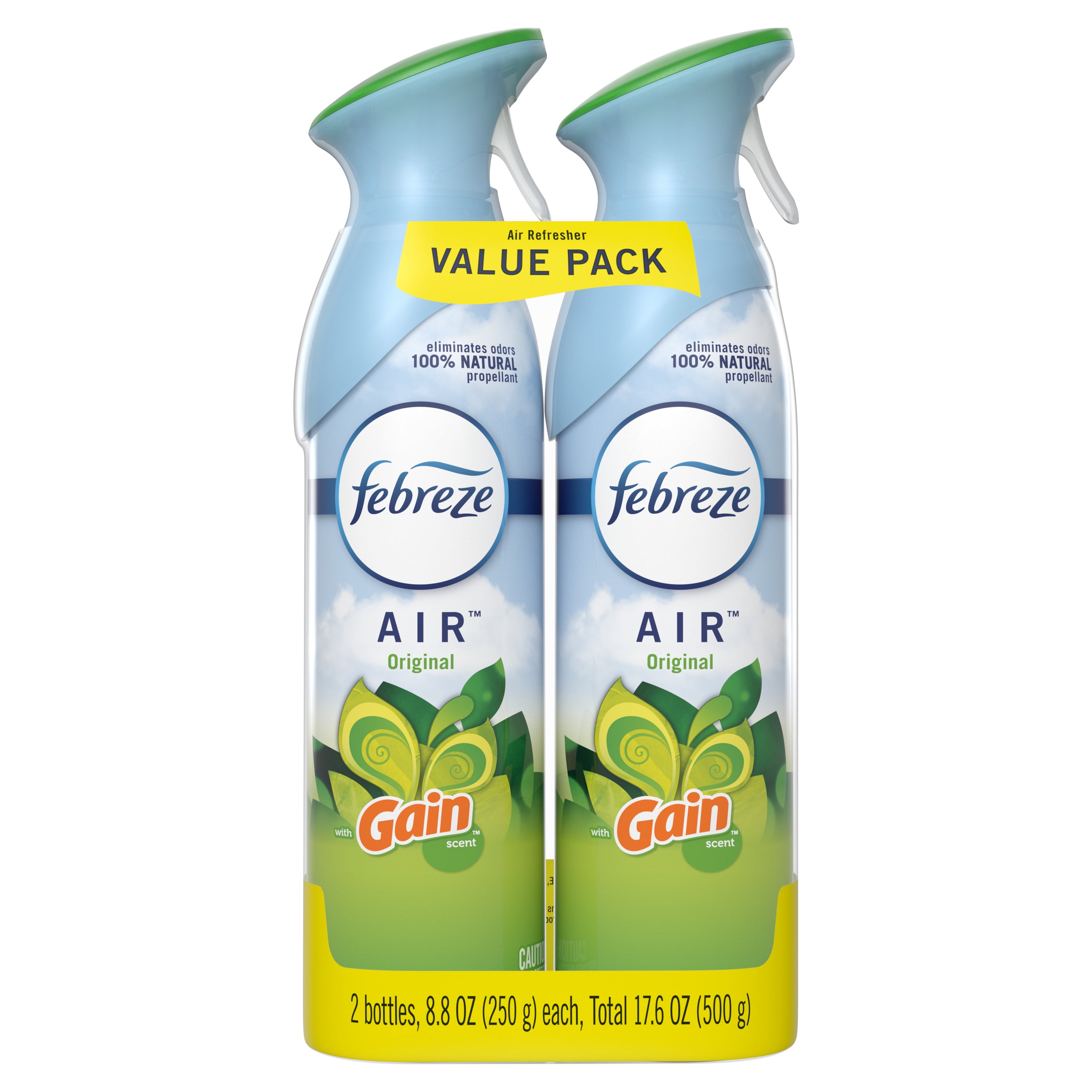 Febreze OdorEliminating Air Freshener Spray, Gain Original, 2 ct