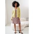 thumbnail image 4 of ellos Women's Plus Size Boxy Cardigan - 26/28, Butter, 4 of 4