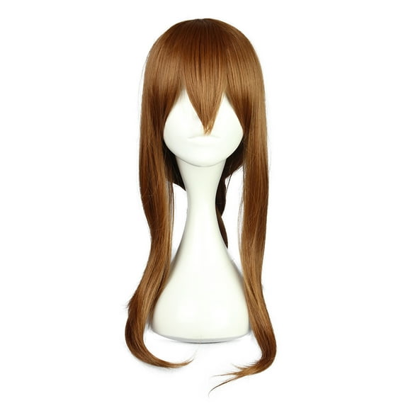 Unique Bargains Wigs for Women 28" Brown Wigs with Wig Cap