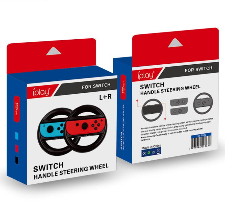 Nintendo, Joy-Con Wheel, Black, Set of 2 for Nintendo Switch