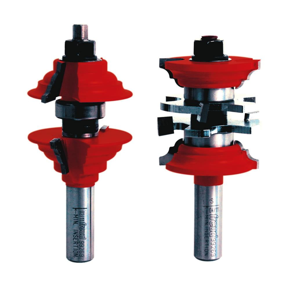 Freud99269 17/8 In. (Dia.) Entry And Interior Door Router Bit System with 1/2 In. Shank