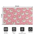 thumbnail image 5 of Pink Christmas Santa Pattern Door Rugs,Washable Non Slip Door Mats Indoor,Decorative Door Mats,Entry Mat Indoor for Entrance,Bedroom,Kitchen,Bathroom,17"x30", 5 of 6