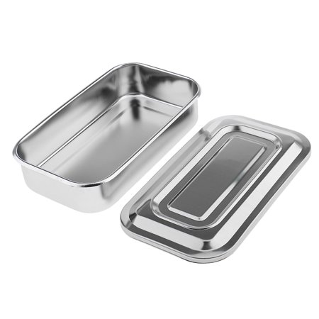 

Stainless Steel Box With Lid - Instrument Tray - Storage Box Multifunctional