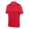 thumbnail image 2 of Augusta S Shadow Tonal Heather Polo Red 5412, 2 of 3
