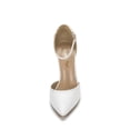 thumbnail image 4 of Zapatos para Mujer DREAM PAIRS Tacones de Bloque Coco Blancos, 4 of 8