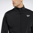 thumbnail image 6 of Reebok Mens Track Jacket Coat Small Black Solid, 6 of 9