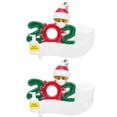 thumbnail image 1 of Adornos navideños, 2 piezas Decoración navideña Bendición Decoración navideña Decoración del árbol de Navidad de Papá Noel Diseño aerodinámico, 1 of 8