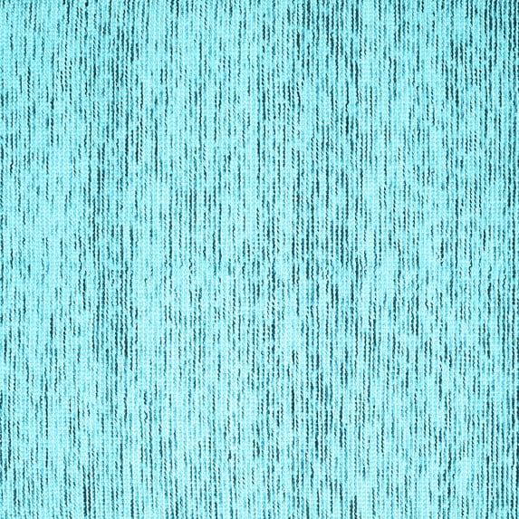 Ahgly Company Indoor Square Solid Light Blue Modern Area Rugs, 8' Square